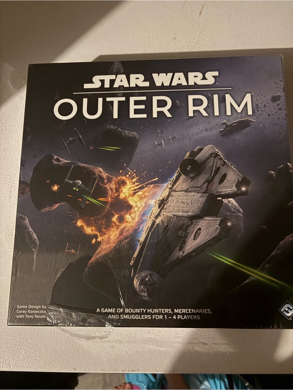 Star Wars Outer Rim Board Game - Black, Purple, Orange Accents